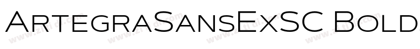 ArtegraSansExSC Bold字体转换
